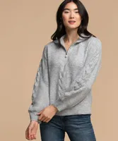 GUILTY HALF ZIP SWEATER