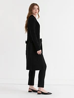Long Cardigan with Tie Belt