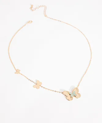 Gold Butterfly Necklace