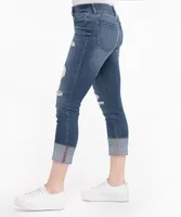 Eco-Friendly Cuffed Rip & Repair Jean