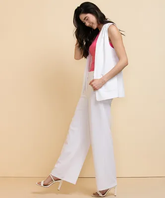 Premium Tailored Wide-Leg Pant