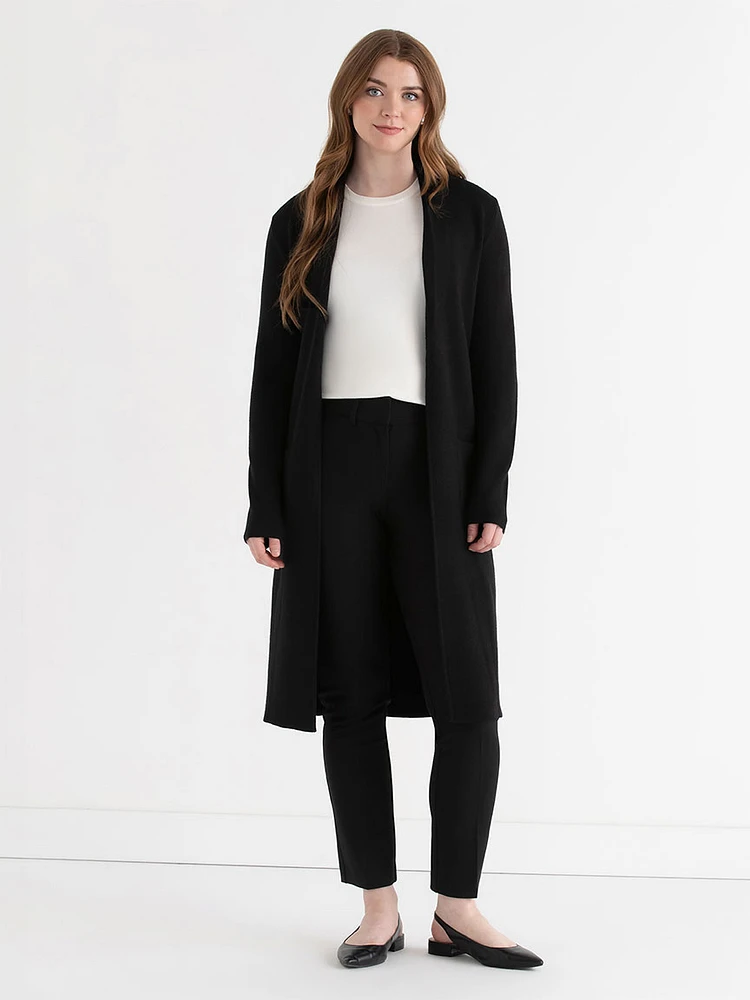 Long Cardigan with Tie Belt