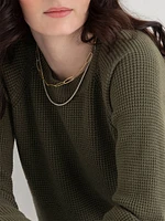 Waffle Knit Sweater
