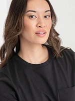 Boxy Crew Neck Tee