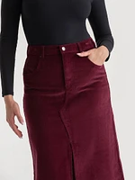 Corduroy Maxi Skirt