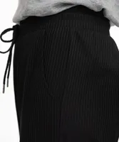 Ribbed Knit Drawstring Joggers