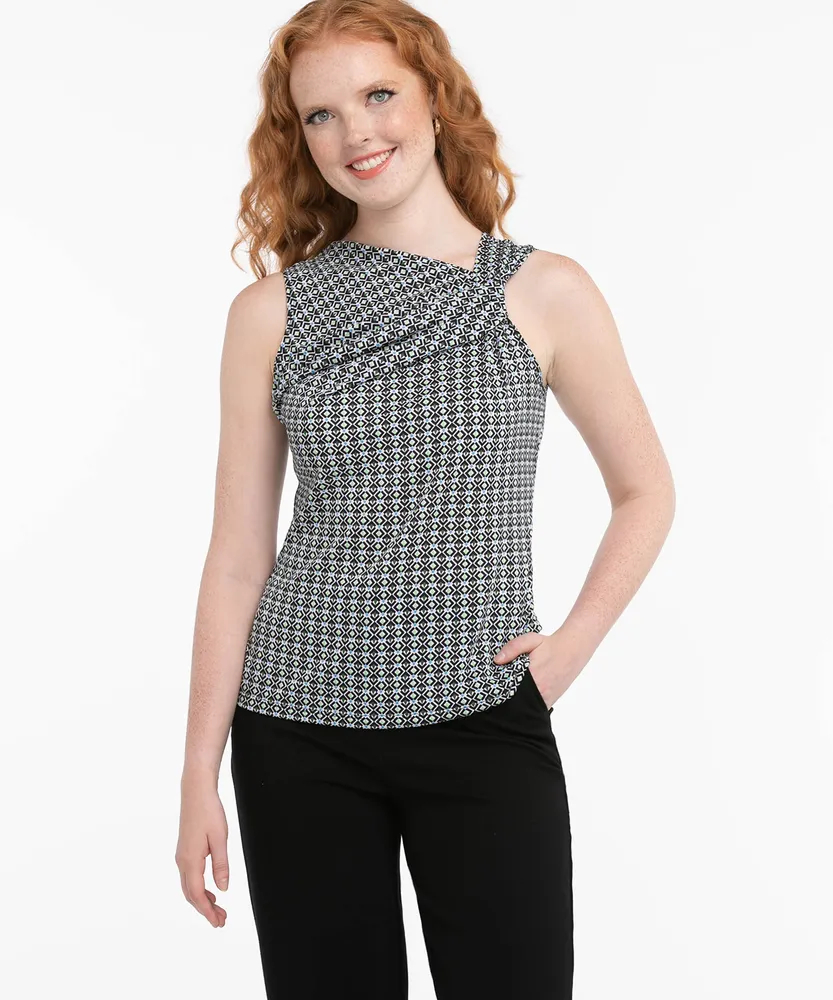 Ripe Asymmetrical Sleeveless Top