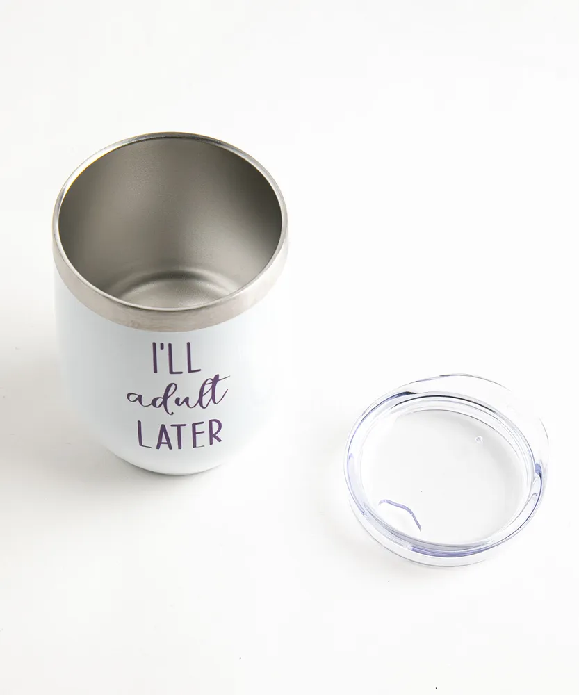 Cute Quote Insulated Wine Tumbler