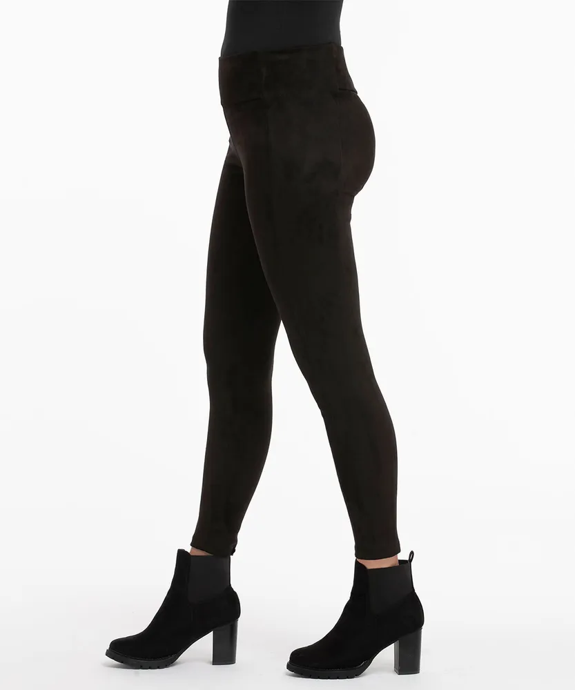 Black Faux Suede Legging