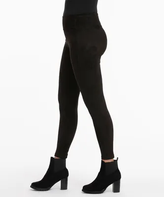 Black Faux Suede Legging