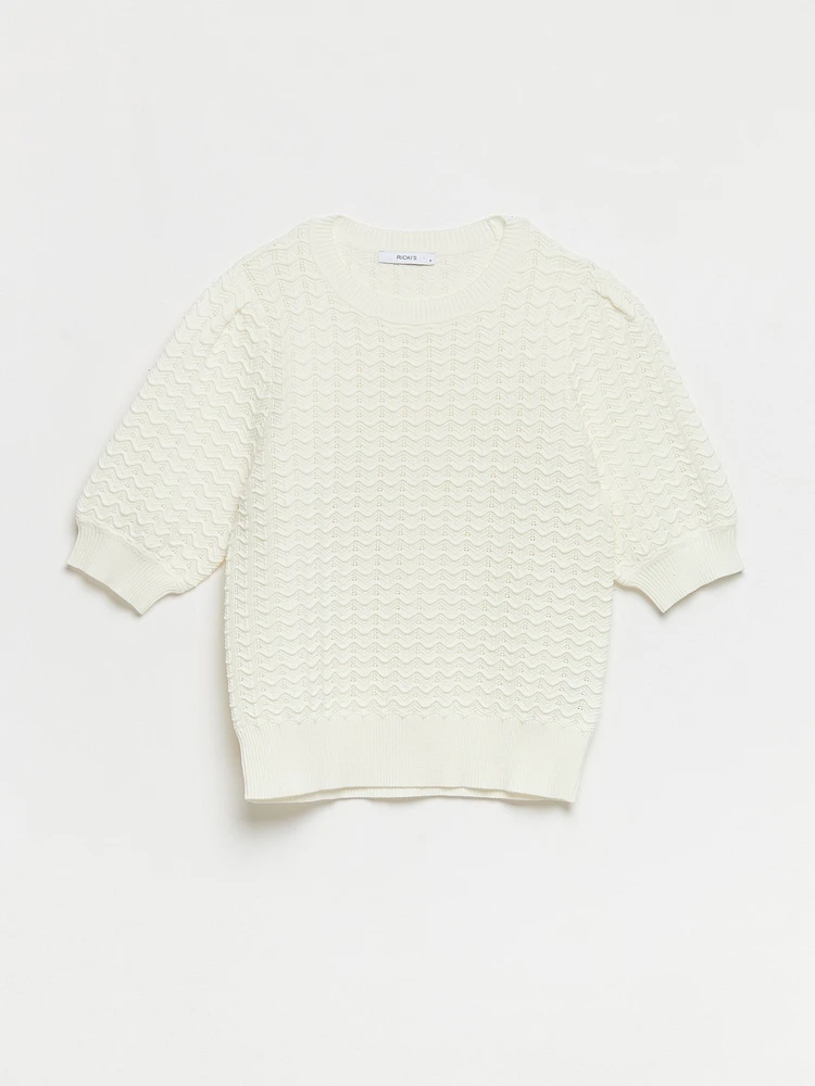 Puff Sleeve Pullover