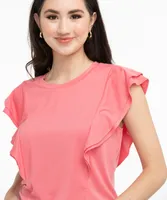 Flutter Sleeve Top