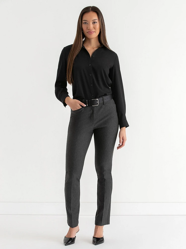 Nicole Long Sleeve Collared Shirt