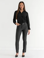 Nicole Long Sleeve Collared Shirt