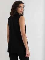 Long Vest Luxe Ponte
