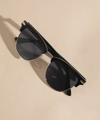 Black Wayfarer Frame Sunglasses