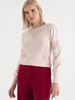 Pointelle Sweater