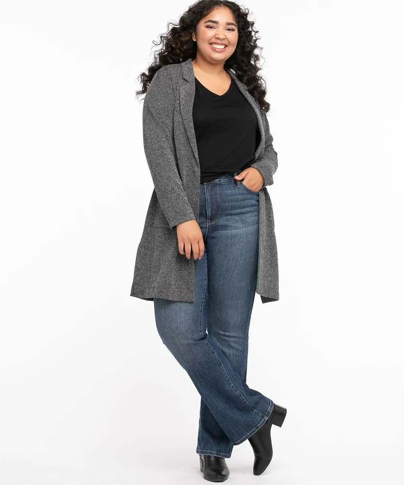 Herringbone Topper Coat