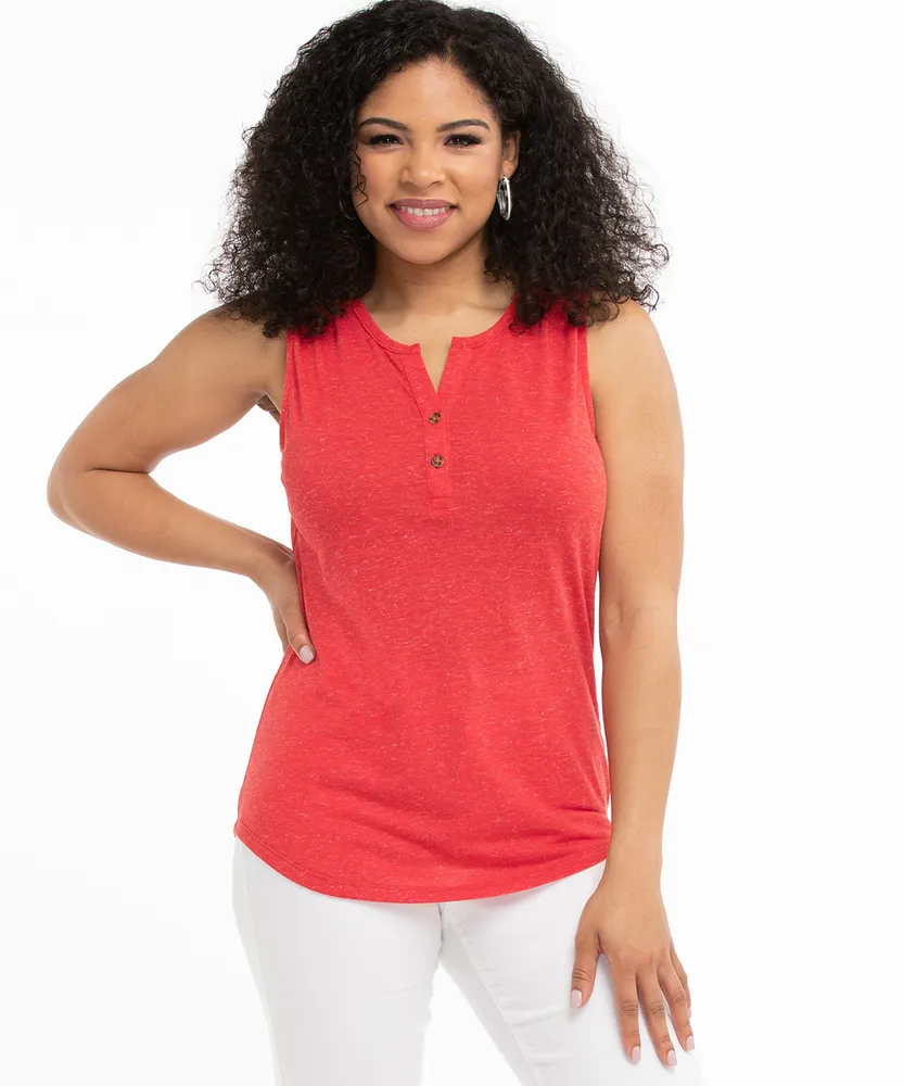 Henley Tank Top
