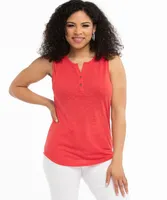 Henley Tank Top