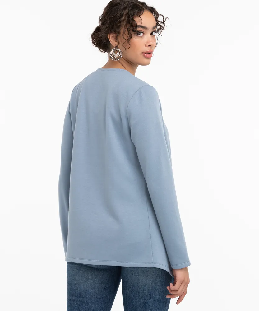 Drape Front Cardigan