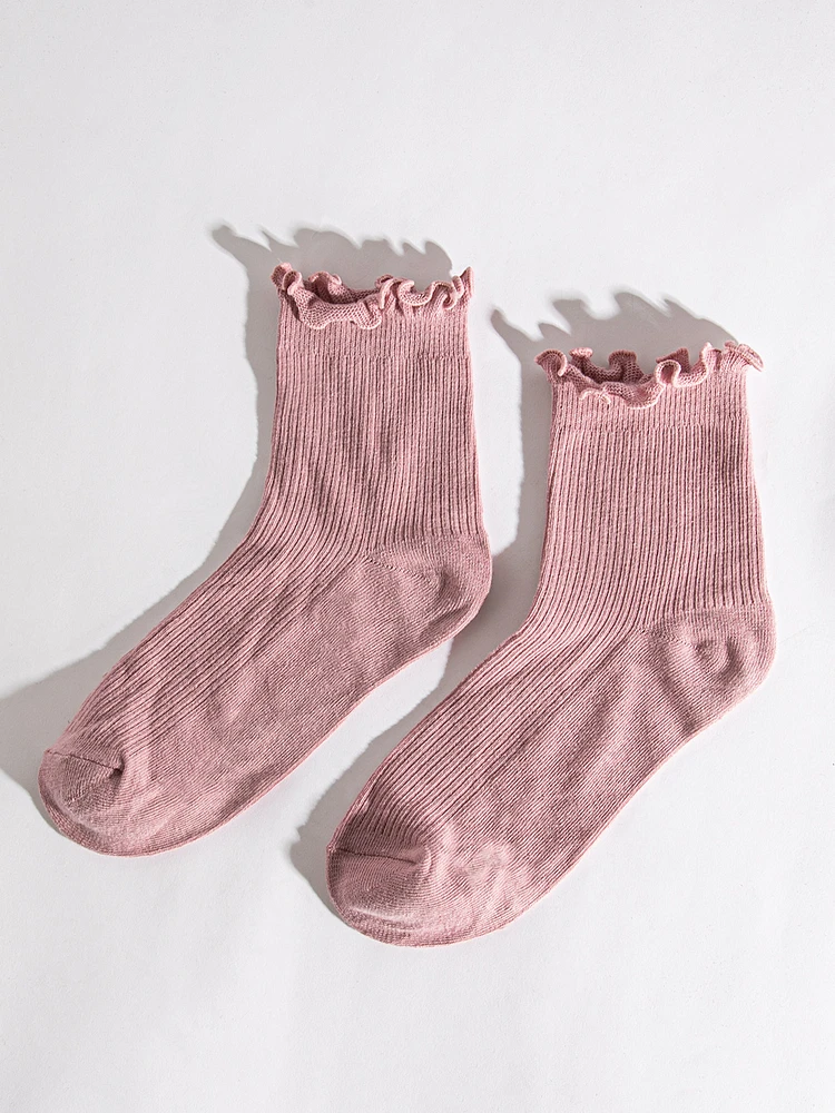 Lettuce Trim Ankle Socks
