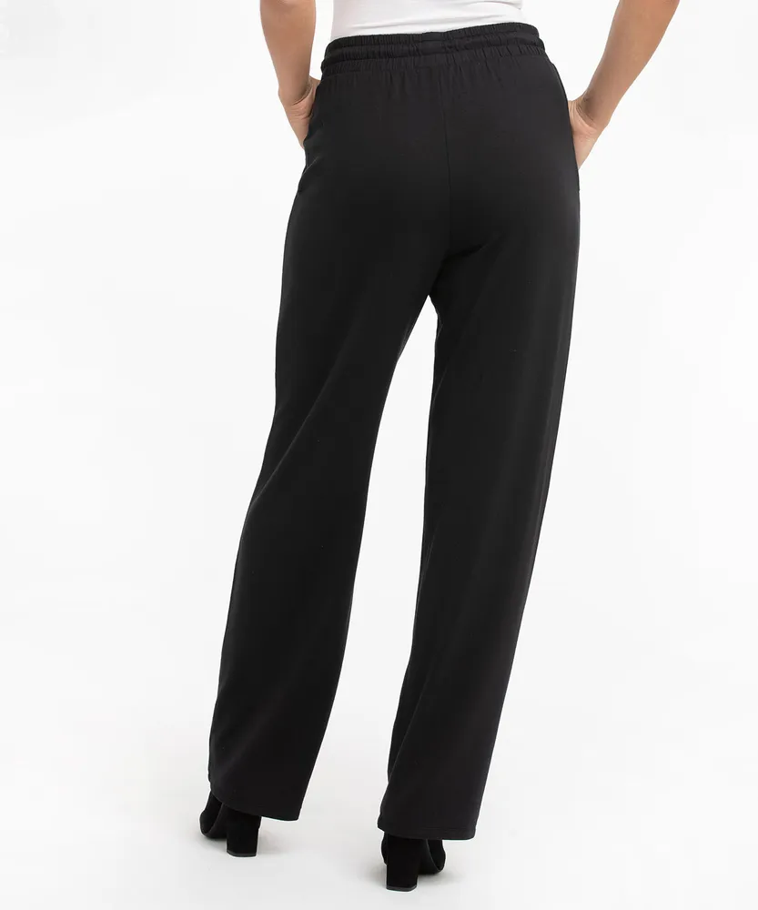 Fleece Pull On Straight Leg Pant