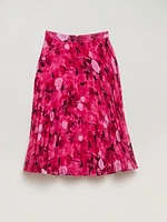 Romantic Pleated Midi Skirt