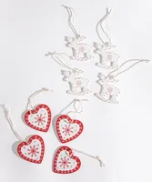 Wooden Christmas Ornament 12-Pack