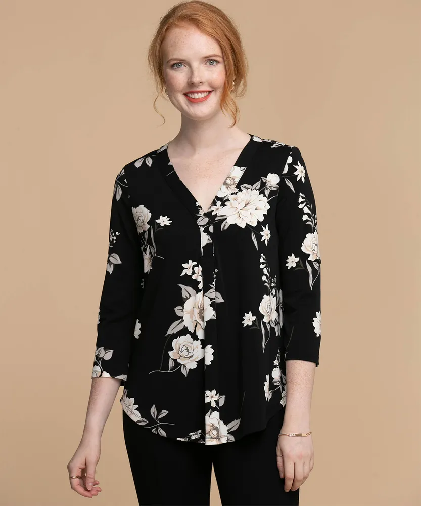Eco-Friendly V-Neck Top