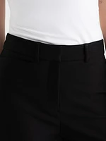 Weslee Wide Crop Pant Luxe Ponte