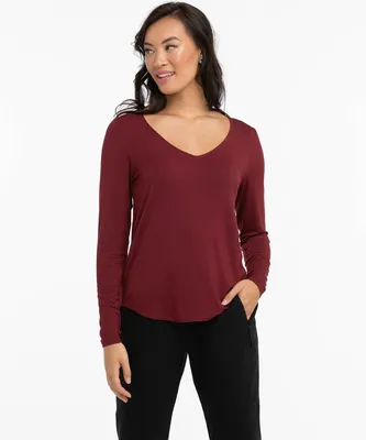 Long Sleeve V-Neck Tee