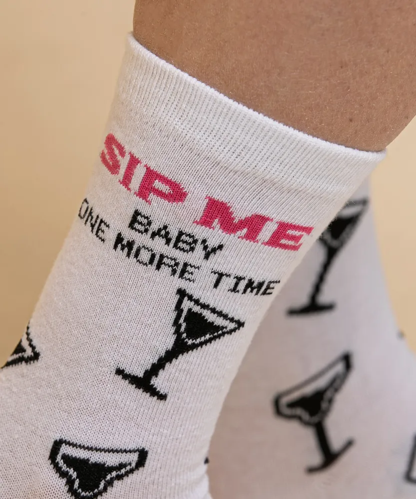 'Sip Me Baby' Socks