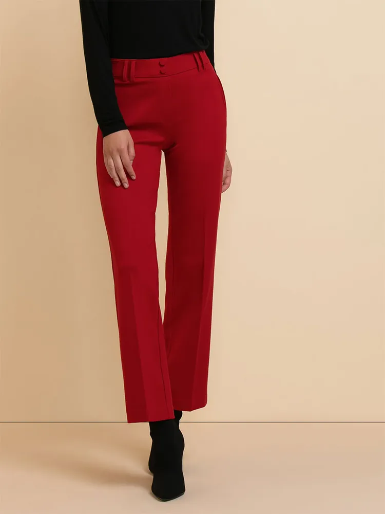 Ponte Pull On Bootcut Pant