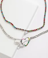 Layered Rainbow Necklace