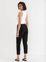 Knit Tapered Leg Pant