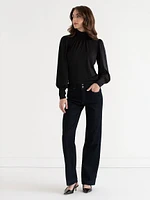 Mock Neck Top