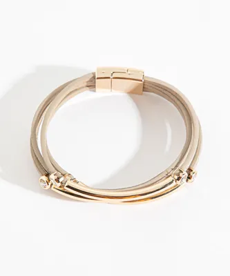 Layered Snap Bracelet