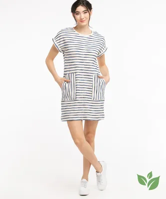 Pocketed Sweatshirt Dress