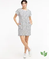 Pocketed Sweatshirt Dress
