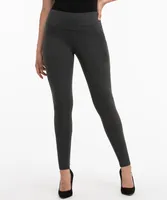 Ponte Instant Smooth™ Legging Charcoal Twill