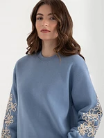 Classic Fit Cotton Crewneck Sweatshirt
