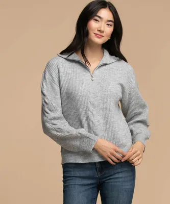 GUILTY HALF ZIP SWEATER