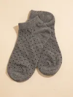Fine Dot Ankle Socks