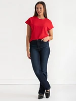 Scoop Cap Sleeve Top
