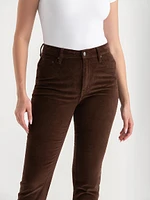 Slim Straight Leg Corduroy Pant