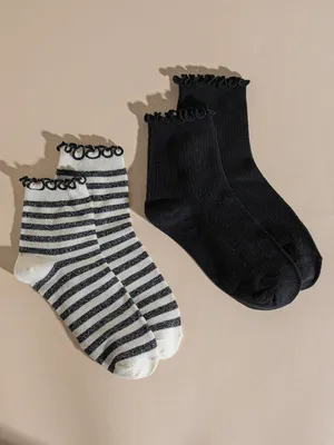 Low Lettuce Trim 2-Pack Socks