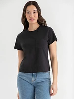 Boxy Crew Neck Tee