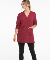 Split Neck Tunic Top