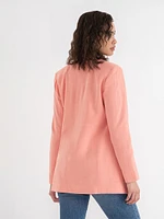 Relaxed Fit Linen Blazer